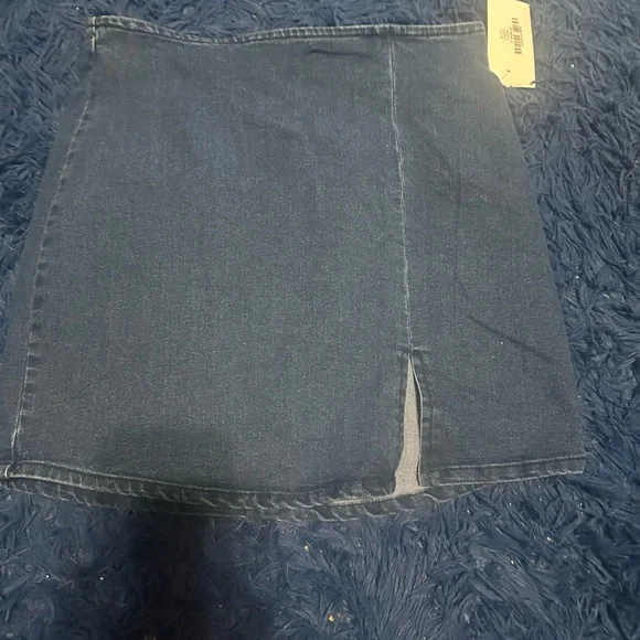 Denim Blue Skirt - Picture 1 of 4